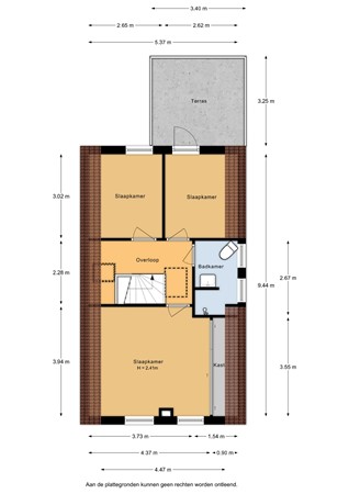 Hortensiastraat 41, 6744 AA Ederveen - Hortensiastraat 41 - 1e verdieping - 2D.jpg