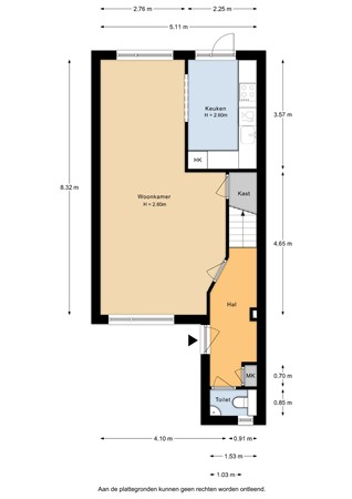 Wilgenlaan 58, 3927 AM Renswoude - Wilgenlaan 58 - Begane grond - 2D.jpg