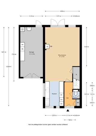 Steekijzer 1, 6744 VG Ederveen - Steekijzer 1 - Begane grond - 2D.jpg