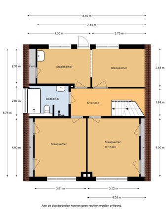 Schras 8, 6744 WV Ederveen - Schras 8 - 1e verdieping - 2D.jpg