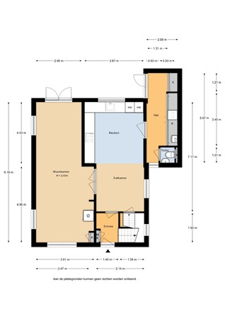 Wekeromse Buurtweg 3, 6733 BE Wekerom - Wekeromse Buurtweg 3 - Begane grond - 2D.jpg