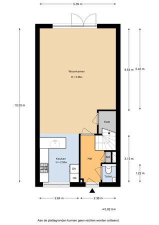 De Hooyer 35, 6733 EM Wekerom - De hooyer 35-Begane grond - 2D.jpg