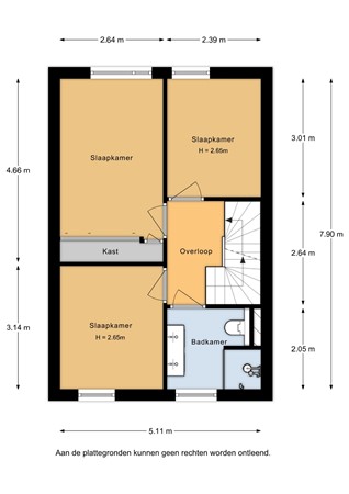 De Hooyer 35, 6733 EM Wekerom - De hooyer 35-1e verdieping - 2D.jpg