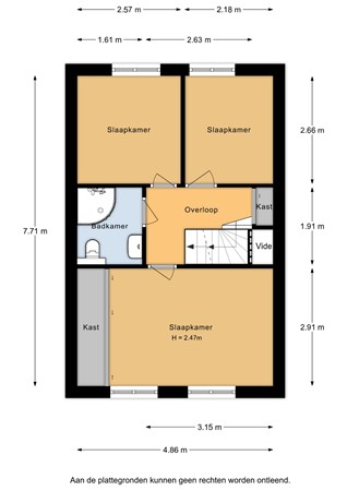 De Ring 20, 6733 EG Wekerom - De Ring 20 - 1e verdieping - 2D.jpg