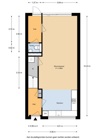 Kievitweide 50, 3927 SG Renswoude - Kievitweide 50 - Begane grond - 2D.jpg
