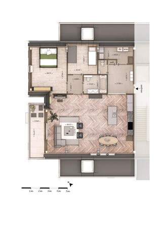Dorpsstraat, 3925 KK Scherpenzeel - Plattegrond appartement 9.jpg