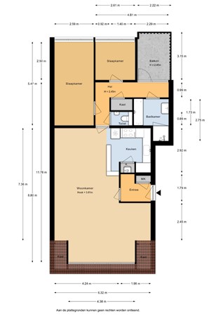 Edeseweg 73-3, 6733 AC Wekerom - Edeseweg 73-3-3 - Appartement - 2D.jpg