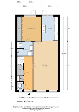 Schoolstraat 48, 6744 WS Ederveen - Schoolstraat 48 - Begane grond - 2D.jpg