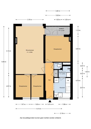 Schrijverspark 83-02, 3901 PD Veenendaal - Schrijverspark 83 - Appartement - 2D.jpg