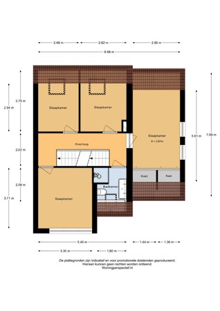 Veldjesgraaf 40, 6744 VD Ederveen - Veldjesgraaf 40-1e verdieping - 2D.jpg