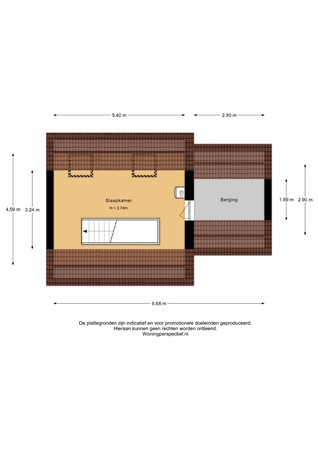 Veldjesgraaf 40, 6744 VD Ederveen - Veldjesgraaf 40-2e verdieping - 2D.jpg