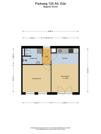 Parkweg 125A5, 6717 HR Ede - Begane_Grond.jpg