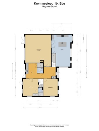 Krommesteeg 1B, 6718 TV Ede - Begane_Grond.jpg