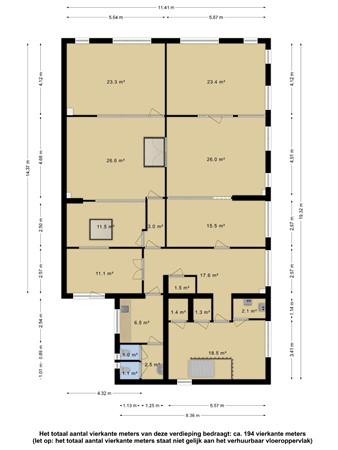 Floor plan - Paternosterstraat 4, 1811 KG Alkmaar 