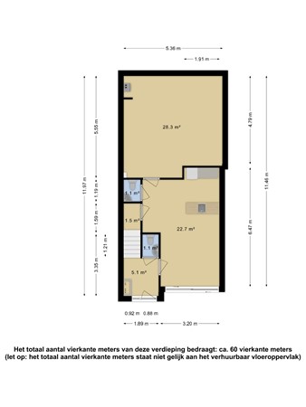 Floor plan - Veluwehaven 47, 3433 PW Nieuwegein 