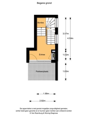 Floor plan - John Blankensteinstraat 189B, 1095 MB Amsterdam 