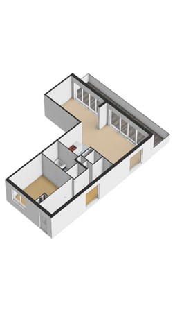 Floor plan - Amstelvlietstraat 347, 1096 GG Amsterdam 