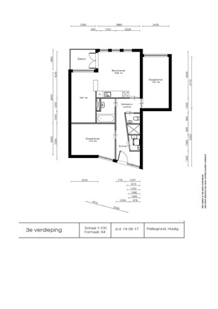 Plattegrond - Eerste van Swindenstraat 177, 1093 GB Amsterdam - Plattegrond.2024.jpg.jpg