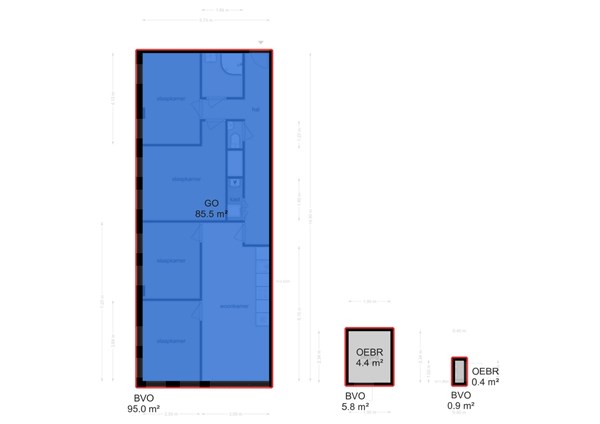 Floor plan - Elckerlijcstraat 7, 1055 AK Amsterdam 