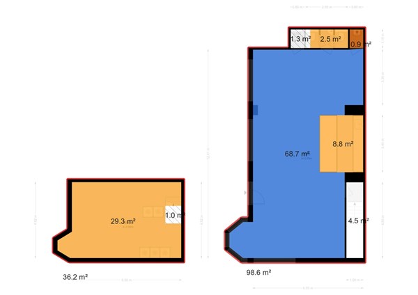 Floor plan - Rijnstraat 32, 1078 RC Amsterdam 