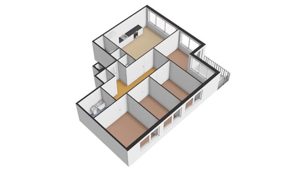 Floor plan - Tidorestraat 189, 1095 KV Amsterdam 