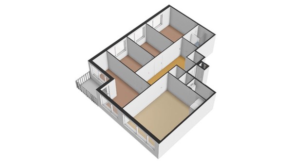 Floor plan - Tidorestraat 189, 1095 KV Amsterdam 