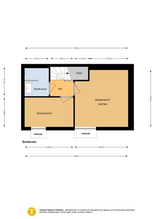 Floor plan - Retiefstraat 7A, 1092 VV Amsterdam 