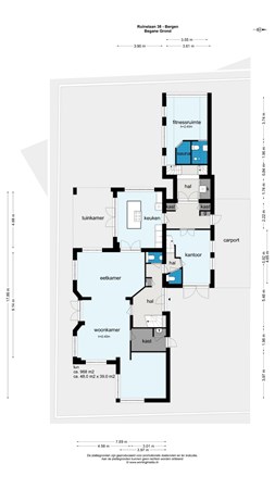 Floor plan - Ruïnelaan 38, 1861 LL Bergen (Nh) 