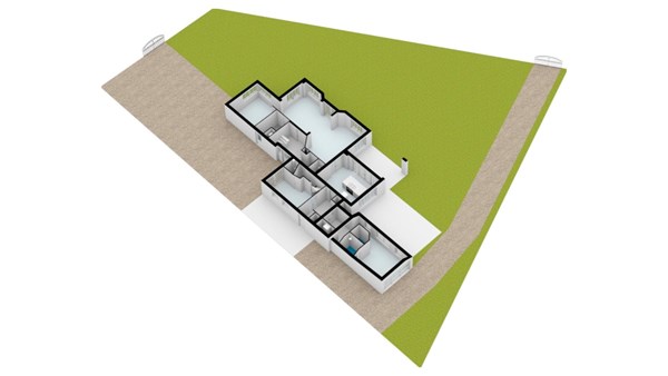 Floor plan - Ruïnelaan 38, 1861 LL Bergen (Nh) 