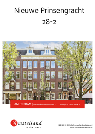 Brochure -  - Nieuwe Prinsengracht 48-2, 1018 VS Amsterdam