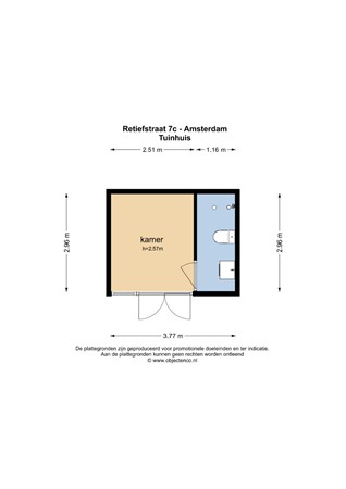 Floor plan - Retiefstraat 7C, 1092 VV Amsterdam 