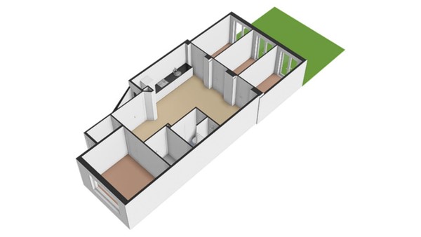 Plattegrond - Bonairestraat 80H, 1058 XL Amsterdam - 125146_T_3d_SE.jpg