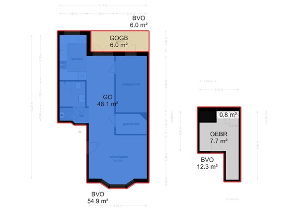 Plattegrond - IJselstraat 46-1, 1078 CK Amsterdam - 126508_NEN.jpg