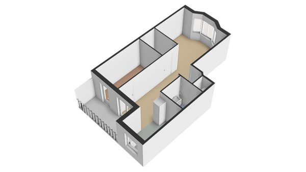 Floor plan - IJselstraat 46-1, 1078 CK Amsterdam 