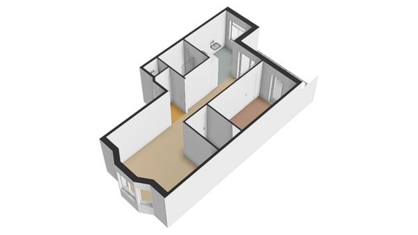 Floor plan - IJselstraat 46-1, 1078 CK Amsterdam 