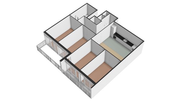 Floor plan - Titus van Rijnstraat 142, 1058 GB Amsterdam 