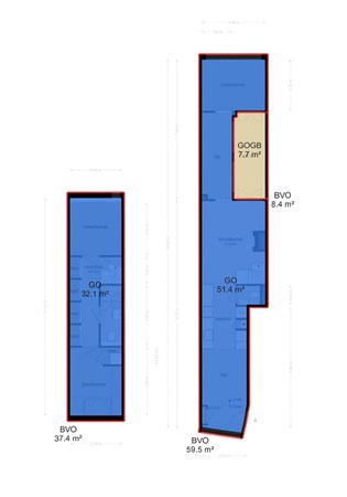 Floor plan - Kerkstraat 367H, 1017 HW Amsterdam 