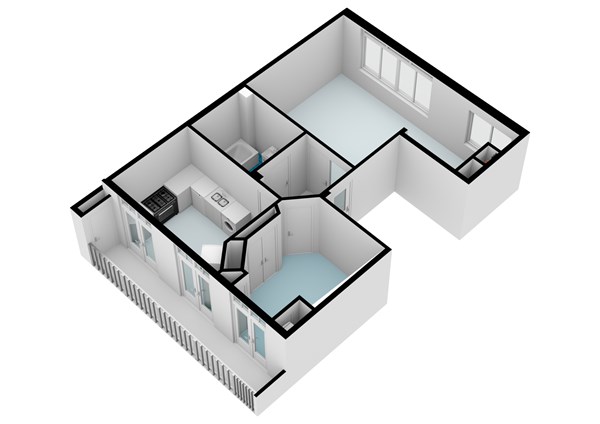 Floor plan - Achillesstraat 136-2, 1076 RL Amsterdam 