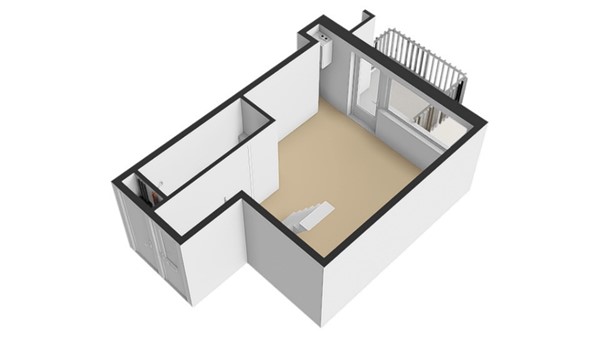 Floor plan - Kinkerstraat 192-4B, 1053 EL Amsterdam 