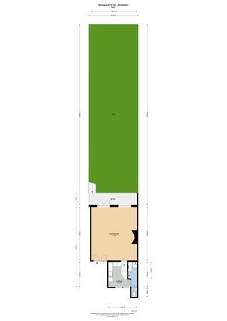 Floor plan - Herengracht 92HA, 1015 BS Amsterdam 
