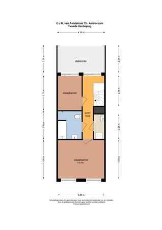 Floor plan - C.J.K Van Aalststraat 75, 1019 JX Amsterdam 