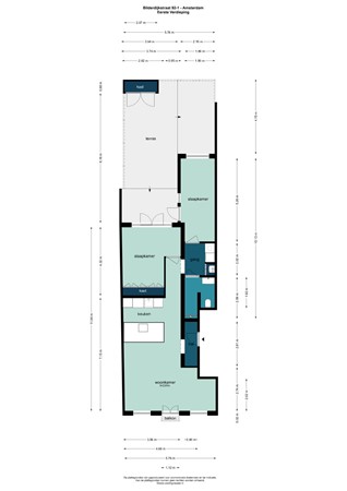 Floor plan - Bilderdijkstraat 92-1, 1053 KX Amsterdam 