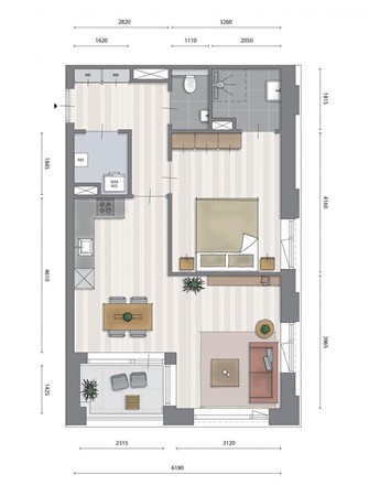 Floor plan - Osdorpplein 967, 1068 TD Amsterdam 