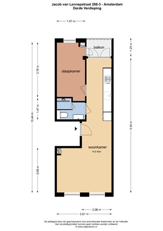 Jacob van Lennepstraat 288-3, 1053 KD Amsterdam - 