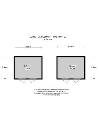 Floor plan - Esther de Boer-van Rijkstraat 22, 1065 GN Amsterdam 