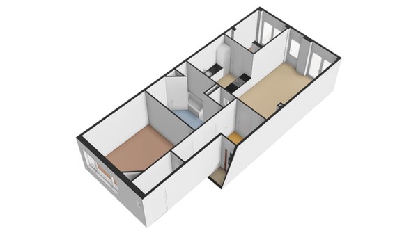 Floor plan - Argonautenstraat 76H, 1076 KT Amsterdam 