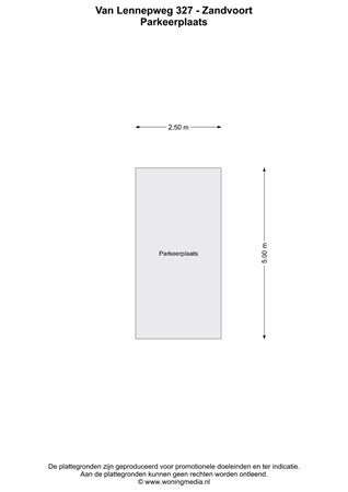 Van Lennepweg 327, 2041 LM Zandvoort - Van Lennepweg 327 - Zandvoort - Parkeerplaats - 2D.jpg
