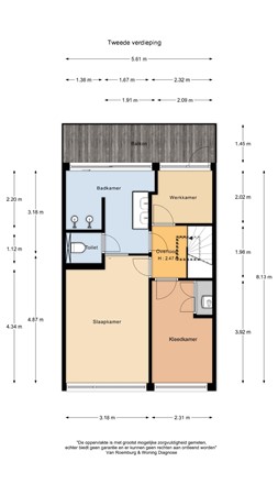Floor plan - Hillenraadt 32, 1083 AJ Amsterdam 