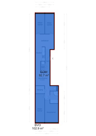 Floor plan - Conradstraat 126A, 1018 NM Amsterdam 