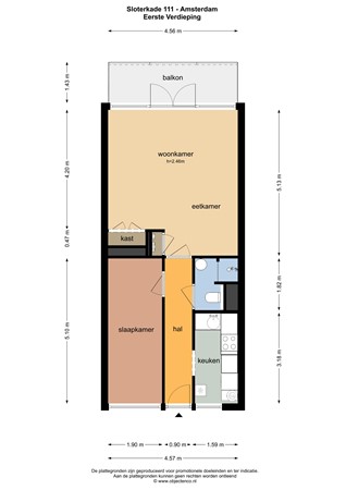 Plattegrond - Sloterkade 111, 1058 HL Amsterdam - 72856_EV.jpg